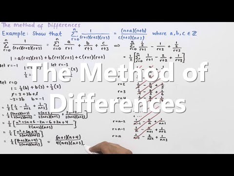 The Method of Differences
