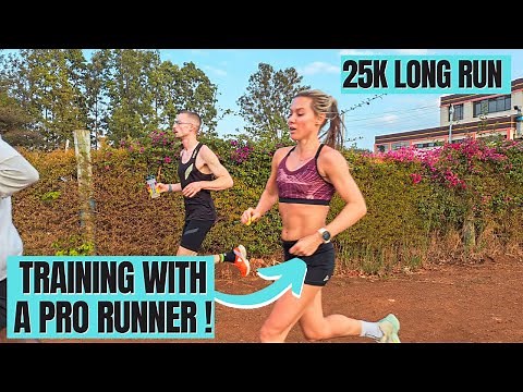 25KM LONG RUN With A PRO Marathoner (Kenya Experience DAY 7)