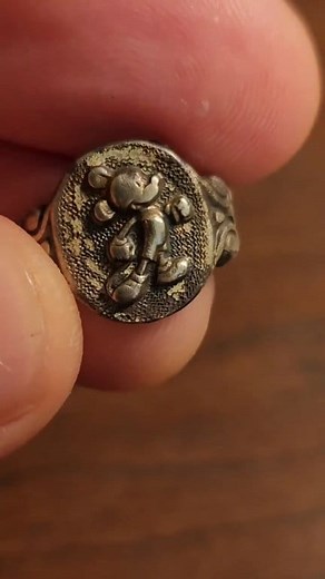 11K views · 364 reactions | I dug this 1940's Mickey Mouse sterling silver ring and had it repaired. What do you think? #metaldetector #metaldetecting #storytelling #disney #mickeymouse #waltdisney #sterling | I Dig History | Facebook