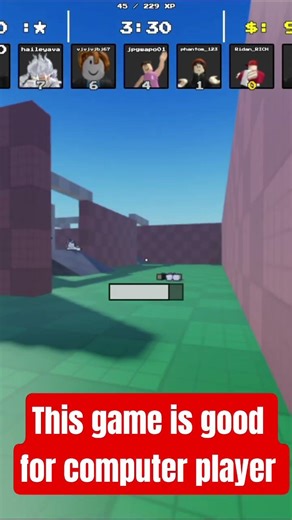 This game is good for computer player #roblox #minecraft