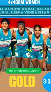 10K reactions · 392 shares | Women relay team has clinched GOLD in Asian Athletics Championship #jisnamathew #rupalchaudhary #rajitha #subhavenkatesan #relays | Indiantrackandfield | Facebook
