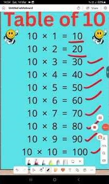Table of 10 Revision | Learn 10 Times Table | Easy Maths for Kids