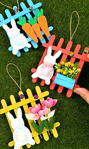4 DIY Easter Bunny Crafts | DIY by Pipe-Cleaner-Crafts B