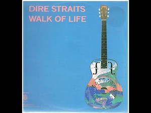 Dire Straits - Walk of Life with lyrics - Mark Knopfler - ( Music & Lyrics )