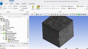ansys 划分网格 sizing的用法，控制局部网格尺寸