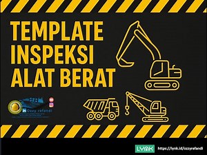 Form Inspect Alat Berat Lengkap !!!! Maintenance Planner