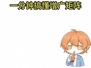 一分钟搞懂增广矩阵，Lay《线性代数及其应用》教材精讲#线性代数 #线代 #高数 ##考研 #留学生 #再一课课程片段