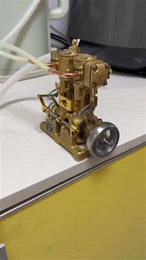 Can RW-L2 Steam Engine Model Drive a Rice Cooker?#diy Engine Here: http://bit.ly/49h3Oai #engine #model #toys #machine #hobby #steamengine | Enginediy.com