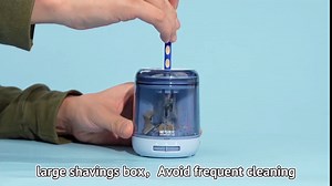 M&G Electric Pencil Sharpener, Portable Pencil Sharpener Battery/USB Operated Sharpener for Pencils Kids Students Home Classroom School Office (Pink)