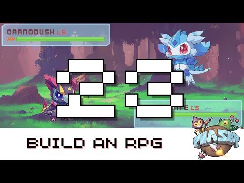 Monster Tamer - RPG Tutorial with Phaser 3 - Ep. 23 - Battle Attack Logic Part 2 #monstertamer