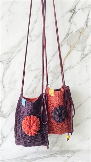 [Sohun's Crochet Scent] Crochet bag / Crochet purse / How to crochet a crossbody bag / How to cro...