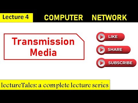 1.4 Transmission/ Communication Media, Twisted Pair, Coaxial Cable, Optical Fiber ||Computer Network