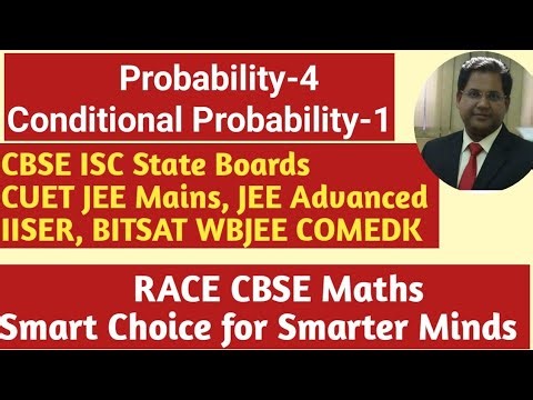 Probability -4||Conditional Probability -1|Class 12 NCERT Maths||CBSE ISC SB CUET & JEE Mains||RCM💯💯