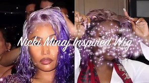 12 reactions | Purple Water Coloring, Nicki Minaj inspired look . Use code “PURPLE20” for $20 off in . Shop now www.dolllfacehair.co | Doll Face Hair Co. | Facebook
