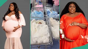 "My blessings: Woman gives birth to six babies at same time, photos emerge