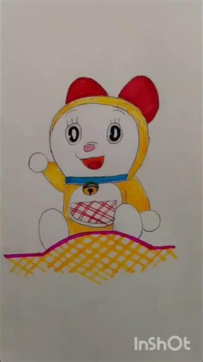 Easy Dorami Drawing Tutorial ✏️ | Doraemon Art#dorami #doraemon #drawing #howtodraw #shorts