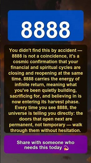 8888 Angel Number Is a SIGN 🔥 Financial Cycles Are Shifting