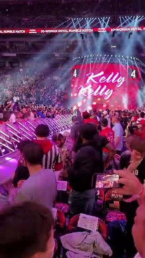 Kelly Kelly Intro at WWE Royal Rumble