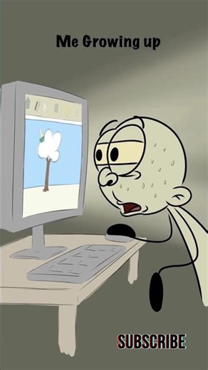 Kids on a computer today Vs me as a kid (4k memes) #anime #funny