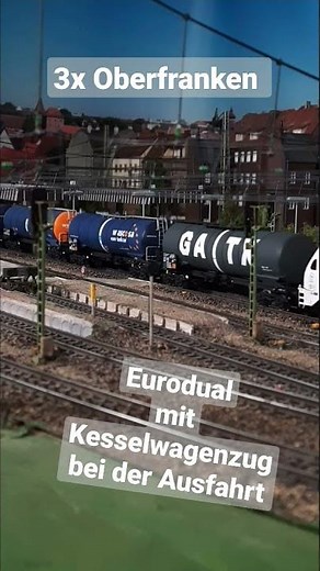 Eurodual mit Kesselwagenzug bei der Ausfahrt #shorts