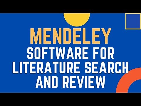 #Mendeley - Software for #Literature Review