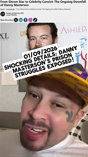 Shocking Details: Danny Masterson's Prison Struggles Exposed! 😳🏴‍☠️ #DannyMasterson #PrisonStories #TrueCrime #viral #fyp #crimejunkie #prison #crimestories #viraltiktok #jayy02241 #tiktok #viralvideo #foryou #prisontiktok #reaction