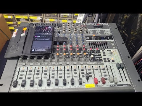 BEHRINGER XENYX 1832FX Bluetooth retrofit! 25세의 베링거 제닉스 믹서 블루투스 장착중! 내믹서에도 달아주이소~?