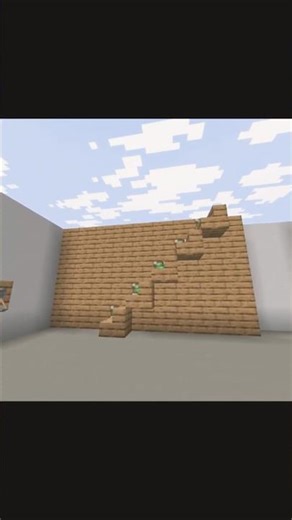 How to make a hidden staircase in Minecraft #minecraft #tutorial #minecraftshorts