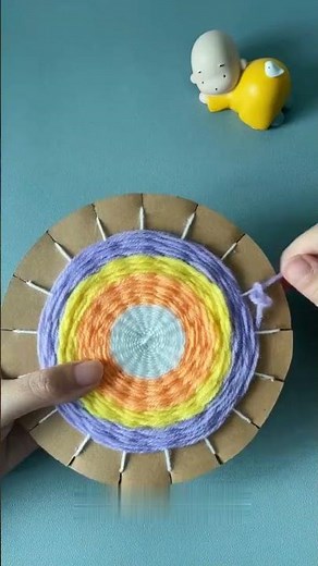 Make a homemade loom Use cardboard to create a loom