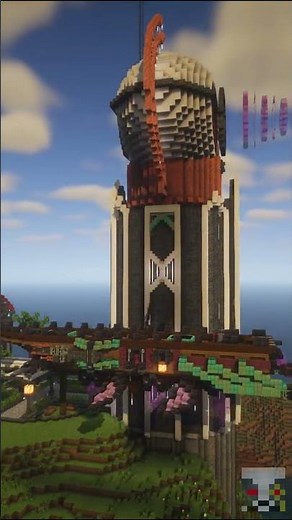 Steampunk Airship - Minecraft #Shorts