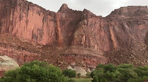 HAPPENING NOW: An inch of rain has created waterfalls off Fruita Cliffs in Southern Utah. With more rain in the forecast. Stay in the know with the latest forecast here: https://www.abc4.com/weather/ NPS Photo / S. Cotrell | ABC4 Utah