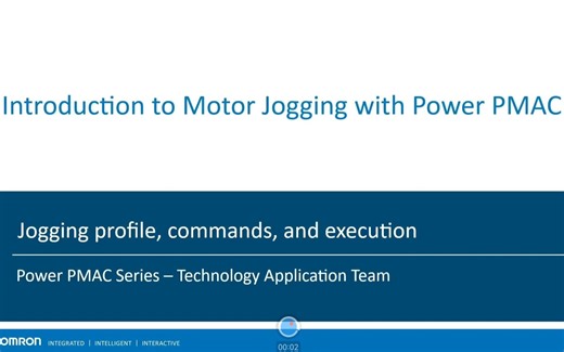 Introduction to Motor Jogging with Power PMAC