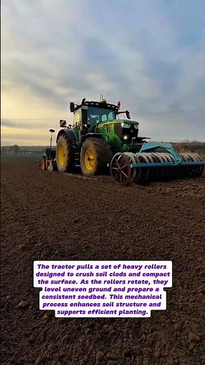 Modern Tractor Soil Preparation – Precision Farming Technology