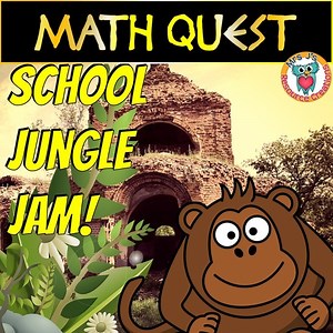 Back to School Math Quest: Beginning of the Year - School Jungle Jam