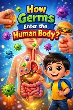 How Germs Enter the Human Body #earthscience #educationalvideo #funscience
