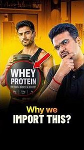 Why India imports whey protein? #wheyprotein #proteinpowder