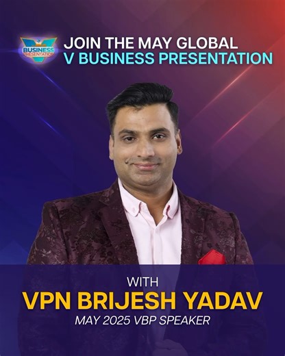 The May V Business Presentation goes live today! Are you ready to start your journey in this amazing business? Make sure to join the live online broadcast at 10:00 PM HKST and let’s unleash your potential as an extraordinary networker! Save this link! >> https://vbp2025.vtube.net/ Le V Business Presentation de mai est en ligne aujourd'hui ! Êtes-vous prêts à vous lancer dans cette formidable entreprise ? Assurez-vous de rejoindre la diffusion en ligne en direct à 22h00 heure de Hong Kong et libé