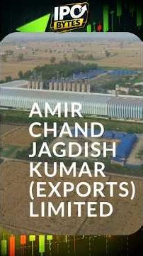Amir Chand Jagdish Kumar Exports Limited IPO | Aeroplane Basmati Rice