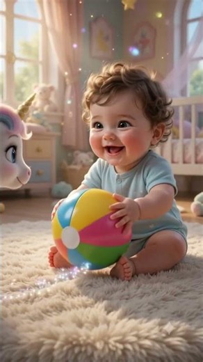 🦄 Baby Unicorn Plays with a Cute Baby 👶💖 | Heartwarming AI Animation | POGU TOONS