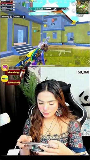 cute girl streamer vs me ☠️