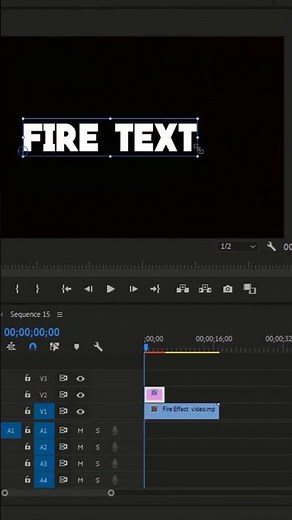 Fire Text Effect Premiere Pro