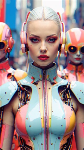 Street Patrol. #aiart #aivideo #cyborgs #thefuture #cyberpunk