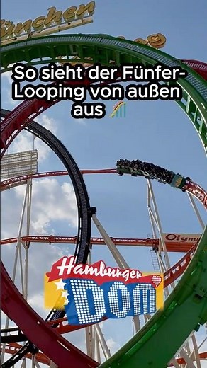 What the Olympia Looping looks like from outside | Olympia Looping | Hamburg Funfair (Dom) 2026