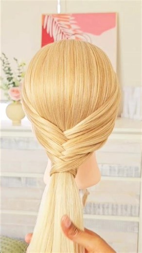 Fishtail Braid in Minutes #youtube #FishtailBraid #BraidedStyle #girls #HairHacks