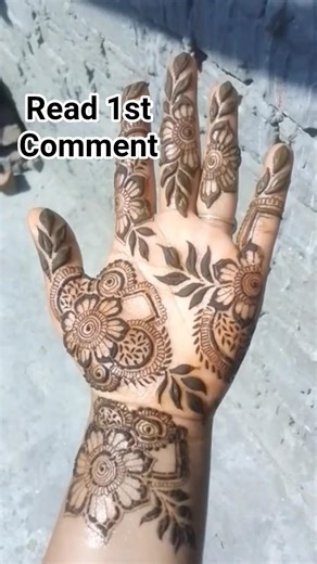 Best Mehndi designs with recreate me🌿#mehandi #heena #hina #bridal #song