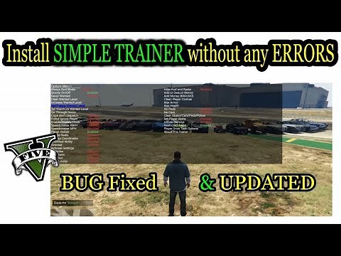 How To Install & use GTA 5 (SIMPLE TRAINER) !