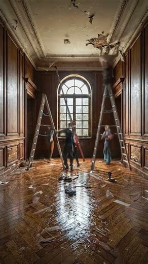 Luxury Cigar Lounge Transformation 🚬 Extreme Speed Interior Renovation Timelapse