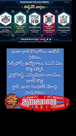 ఈరోజు సాఫ్ట్‌వేర్ అప్‌డేట్స్. ​#HanumanTeluguNews #SoftwareUpdates #AISoftware #SoftwareBriefing
