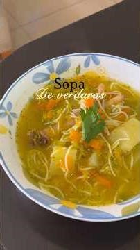 Sopa de verdura🥦🥕#receta ￼
