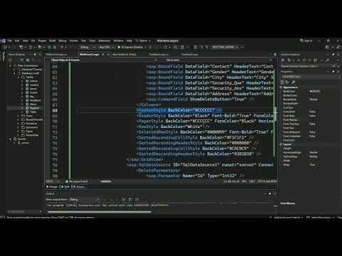 Grid view with Delete and search Operation In Asp.Net